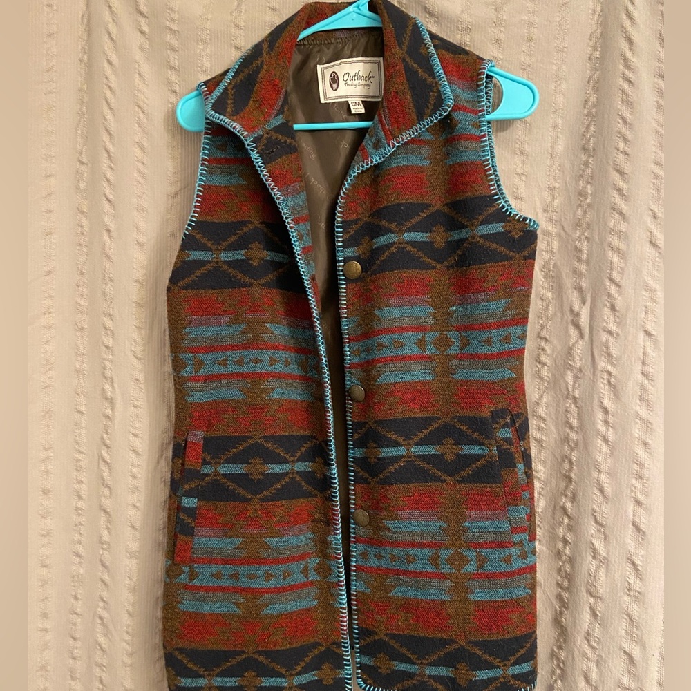 Outback trading post western vest